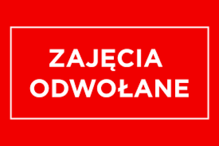 26 stycznia 2026 r. - ZAJĘCIA ODWOŁANE