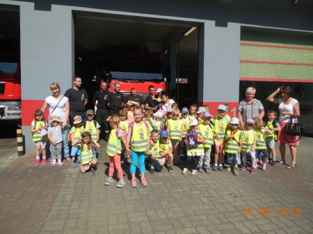 Wycieczka do Komendy Powiatowej Państwowej Straży Pożarnej w Goleniowie