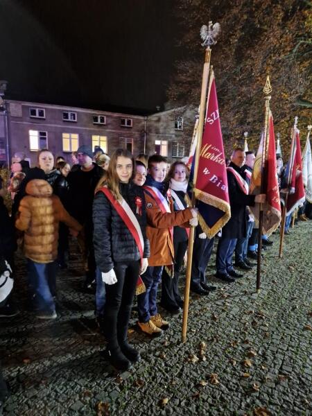 UDZIAŁ W GMINNYCH OBCHODACH  DNIA NIEPODLEGŁOŚCI 